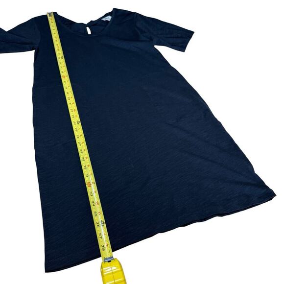 Pact Dress Black M S/S Pockets Organic Cotton Sustainable Ethical Minimalism - Picture 12 of 12